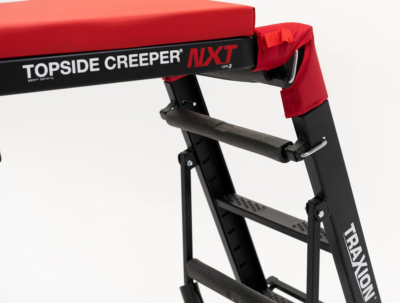 Traxion 3-200 NXT Foldable Topside Engine Creeper, Black